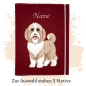 Preview: Dokumentenhülle für die Hunderasse Bearded Collie fawn